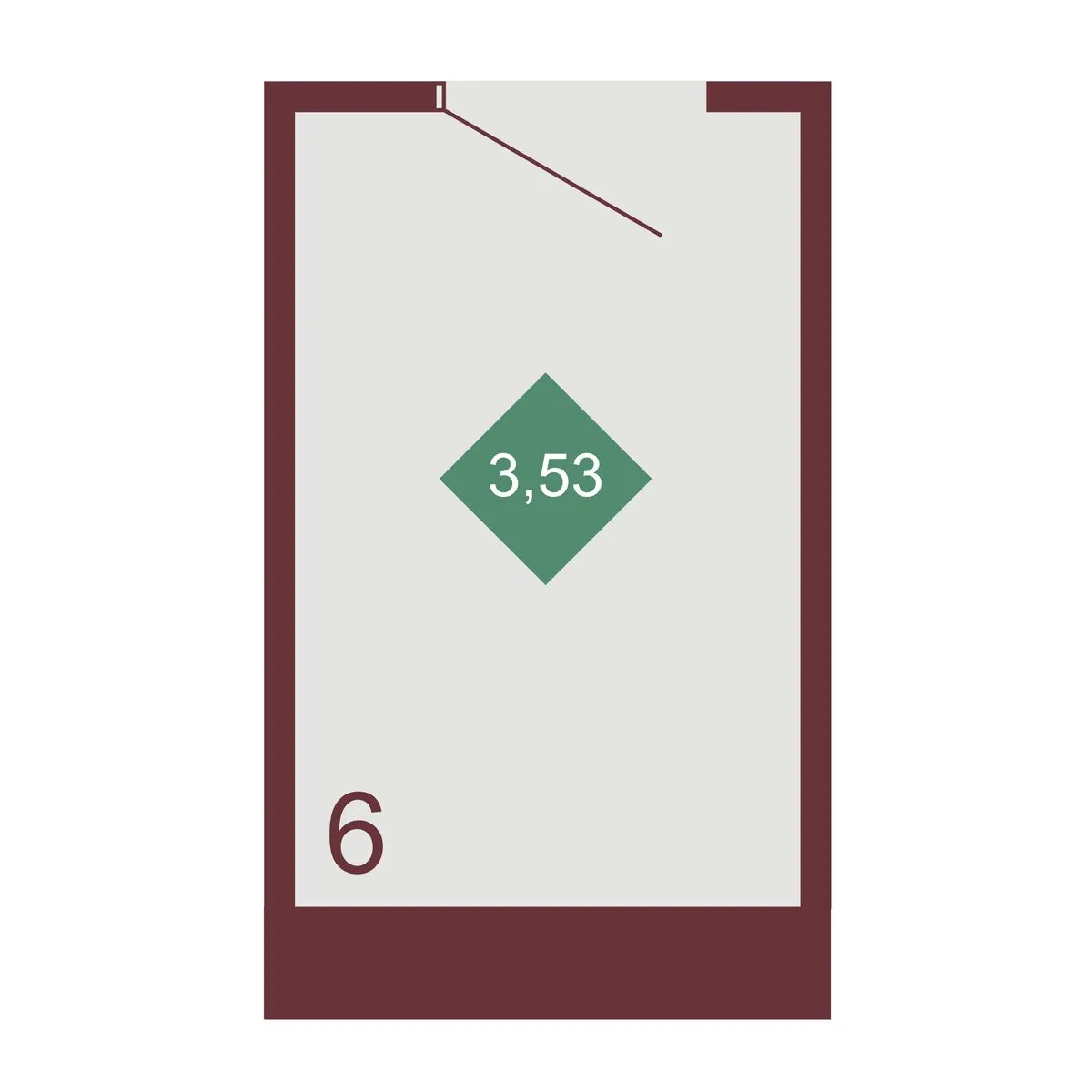 Кладовая — 3.53 м²