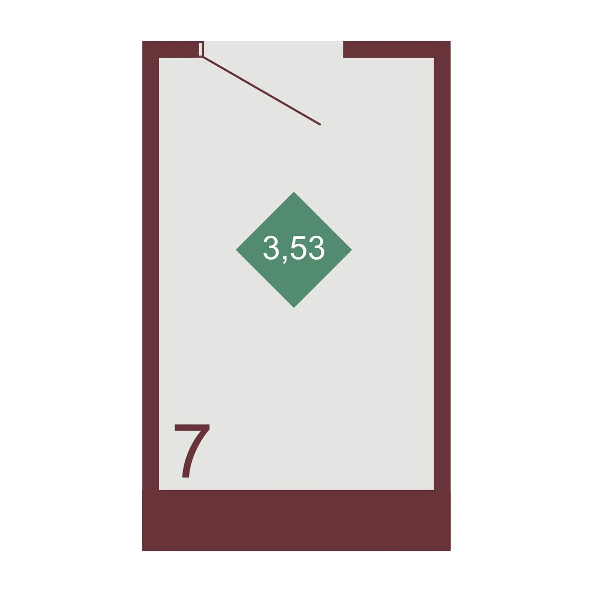 Кладовая — 3.53 м²