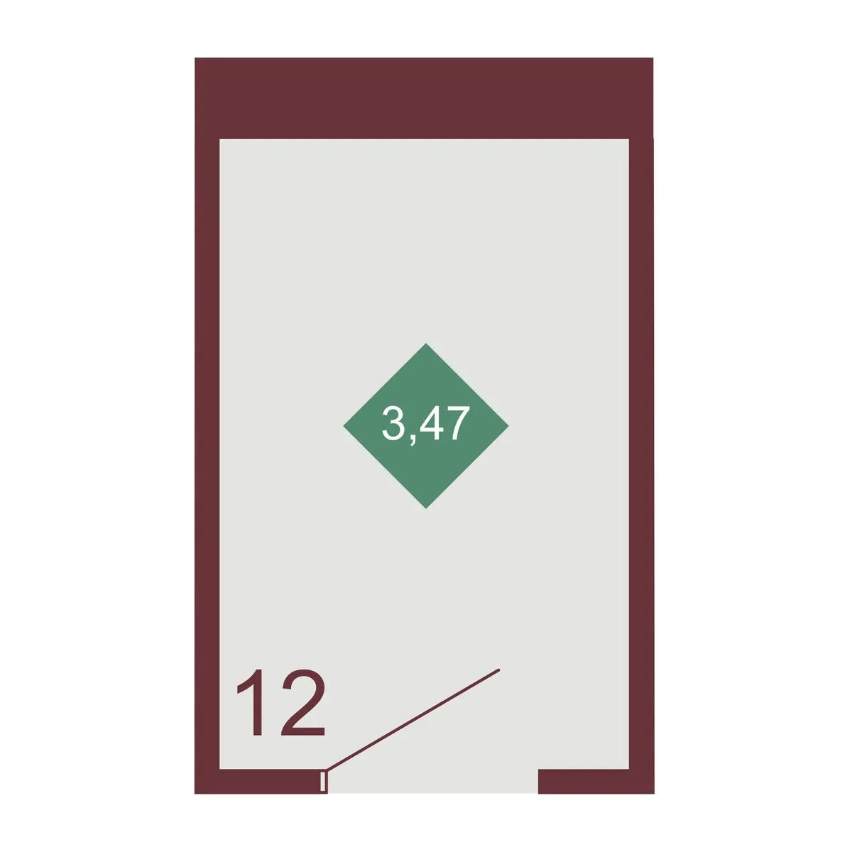 Кладовая — 3.47 м²