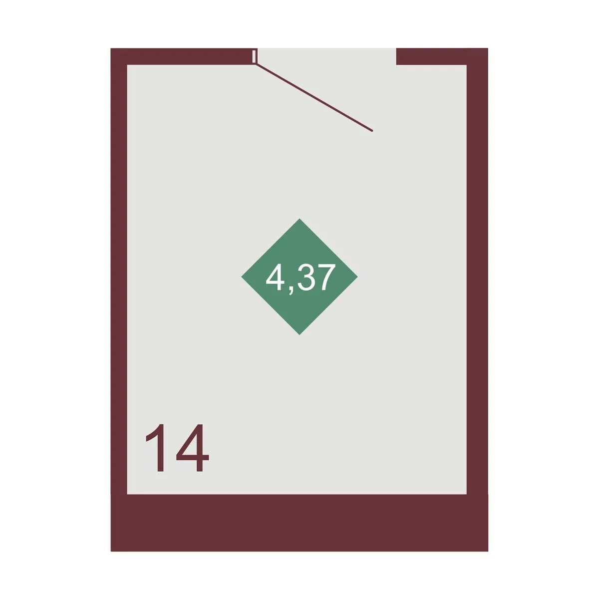 Кладовая — 4.37 м²