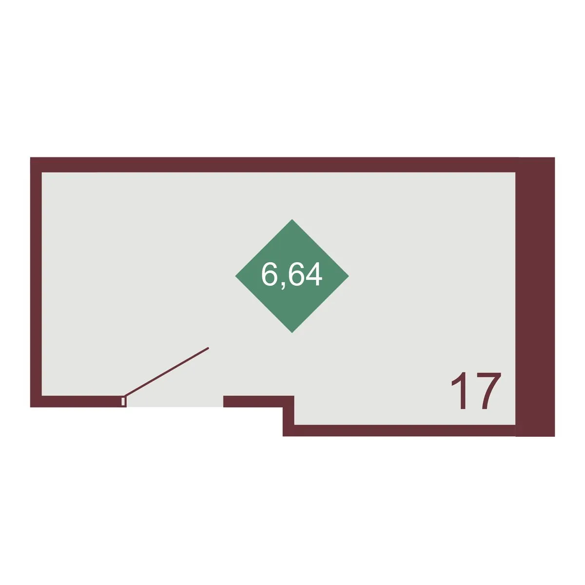 Кладовая — 6.64 м²