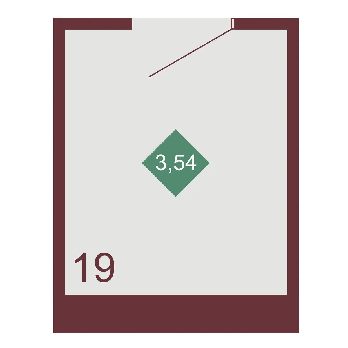Кладовая — 3.54 м²