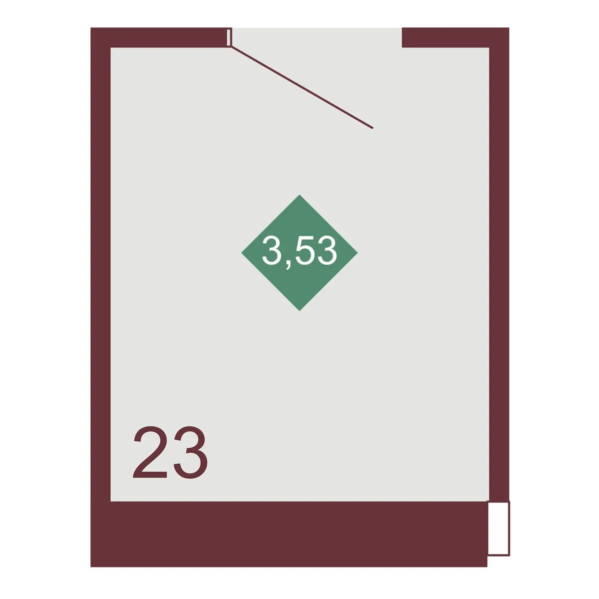 Кладовая — 3.53 м²
