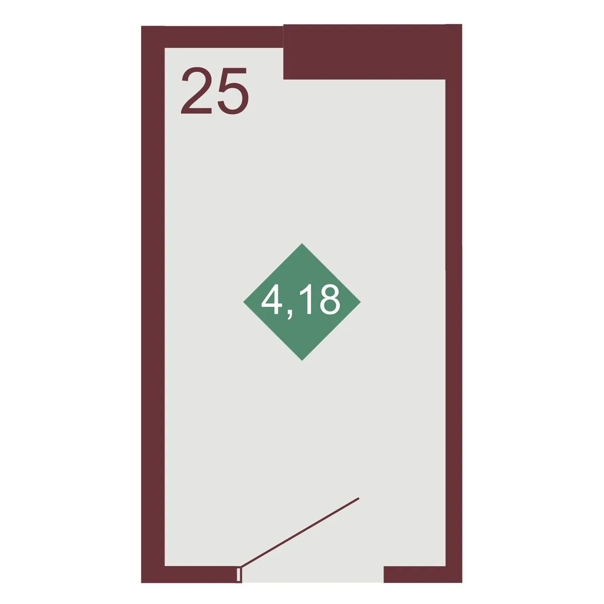 Кладовая — 4.18 м²