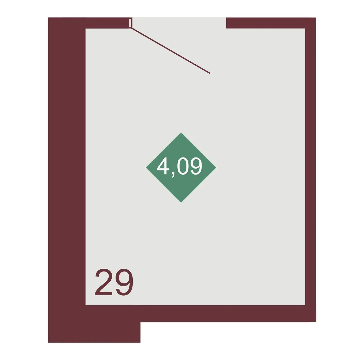Кладовая — 4.09 м²