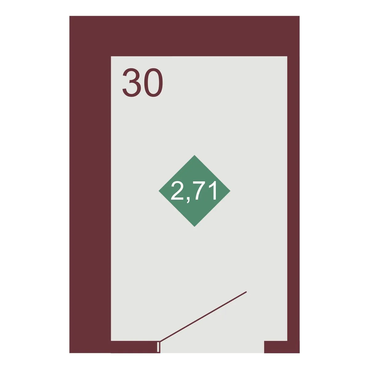 Кладовая — 2.71 м²