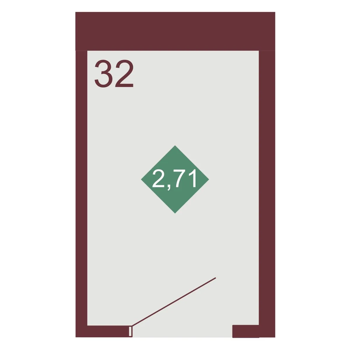 Кладовая — 2.71 м²