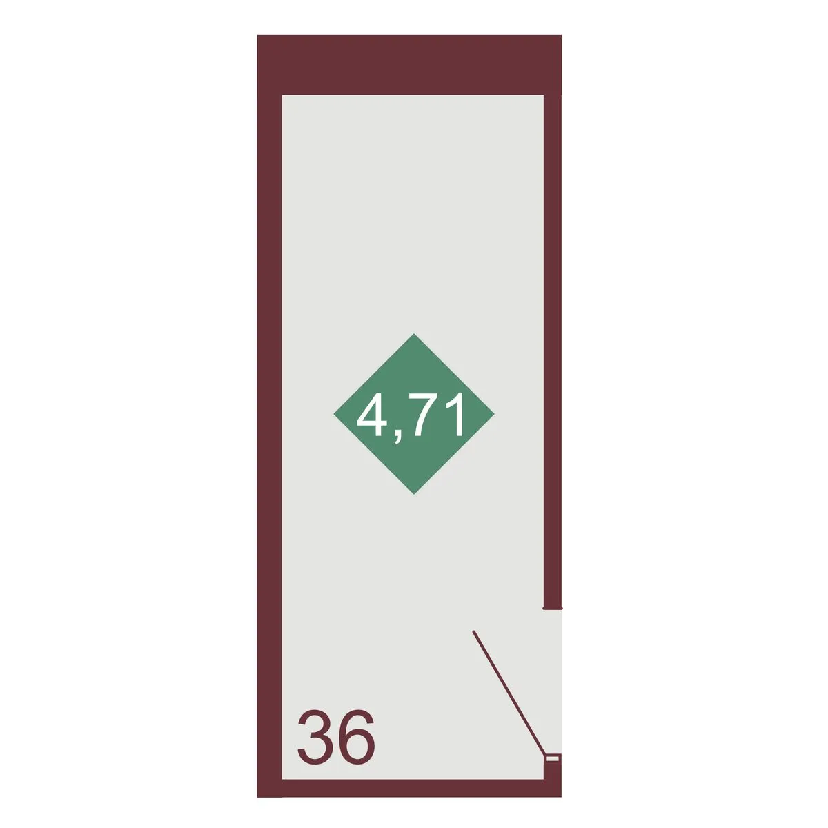 Кладовая — 4.71 м²