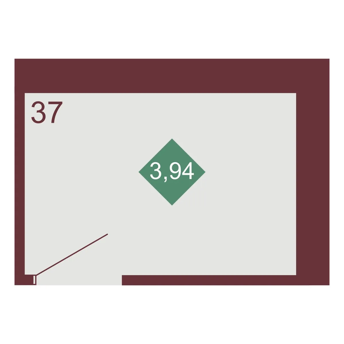 Кладовая — 3.94 м²