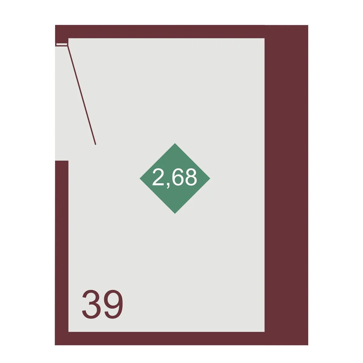 Кладовая — 2.68 м²
