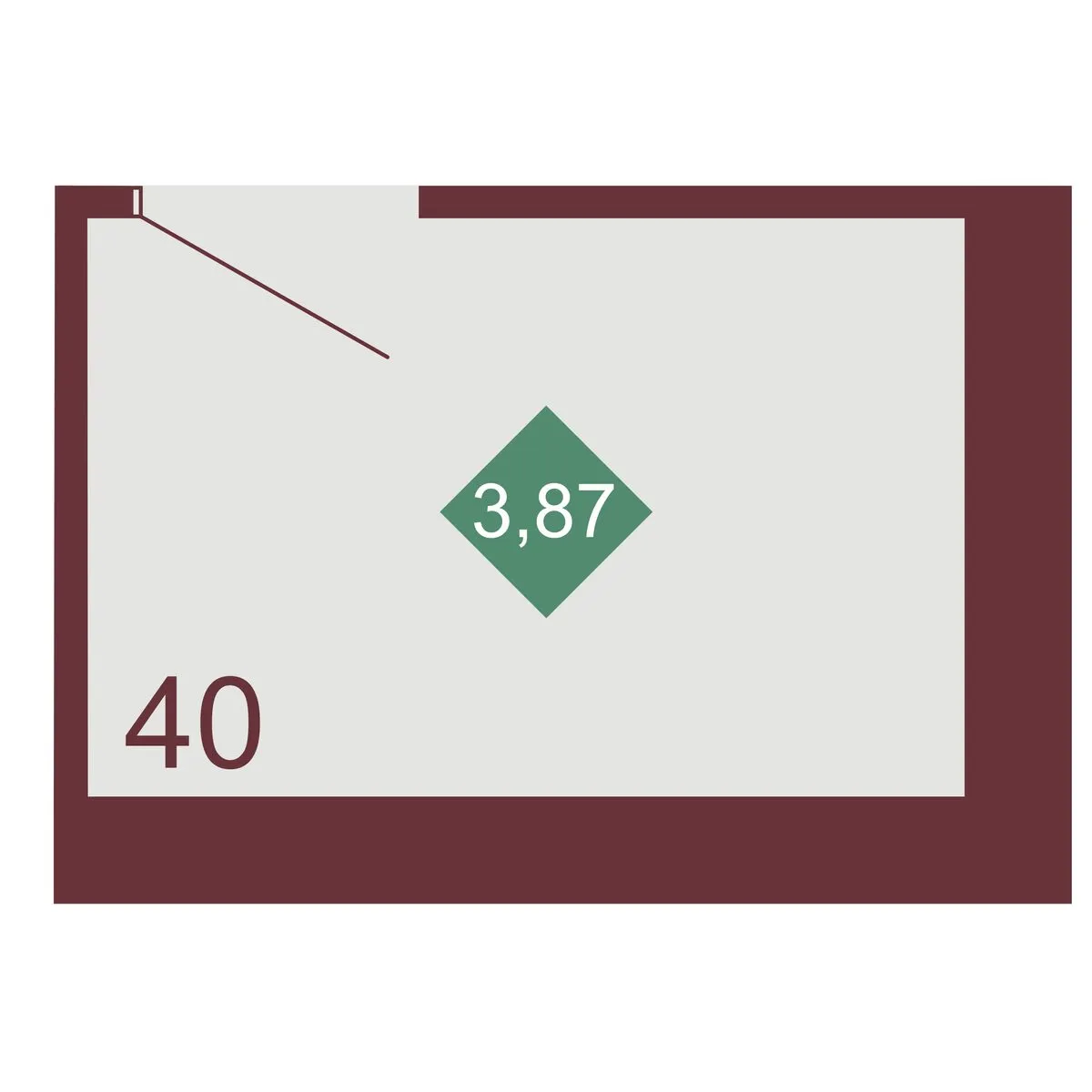 Кладовая — 3.87 м²