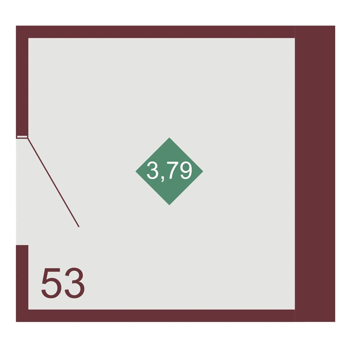 Кладовая — 3.79 м²