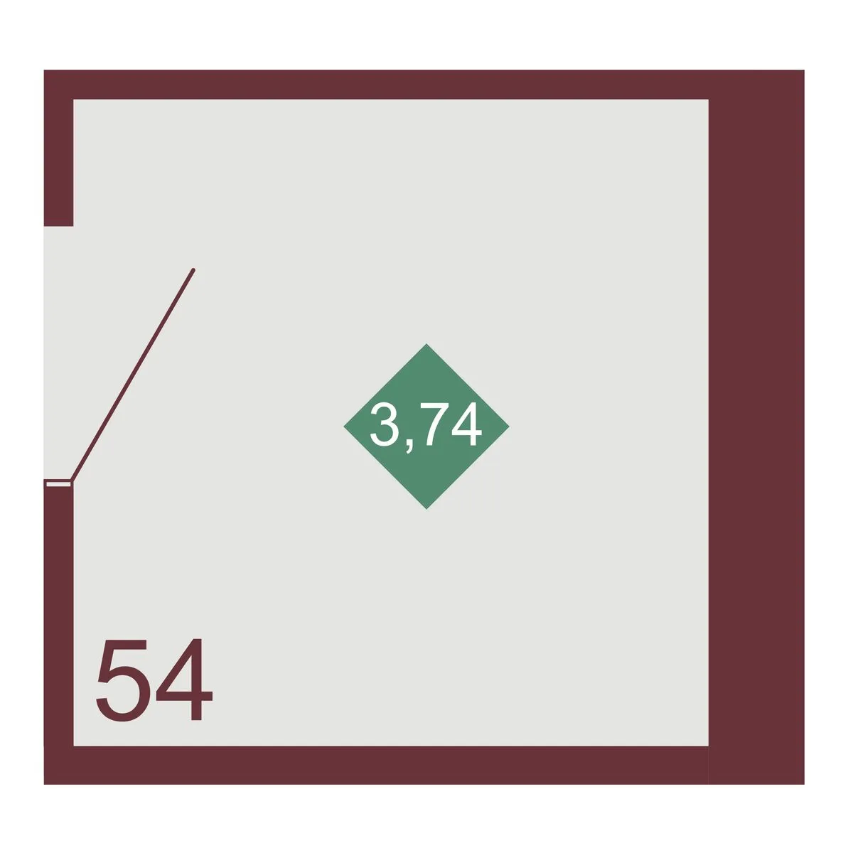 Кладовая — 3.74 м²