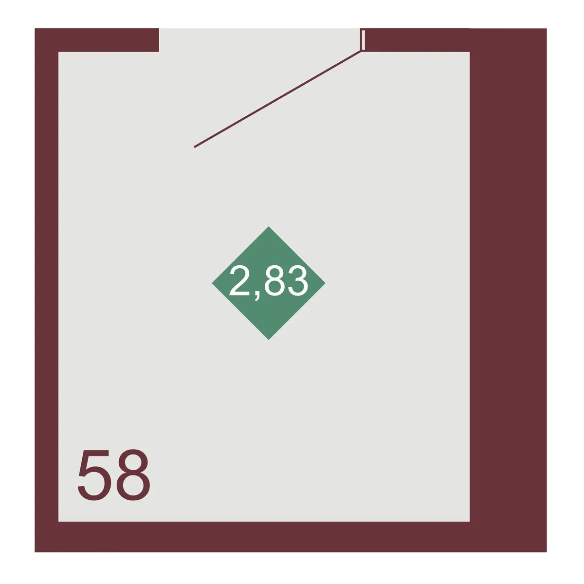 Кладовая — 2.83 м²