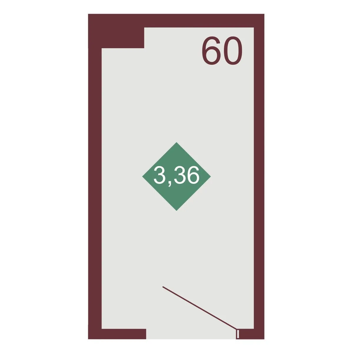 Кладовая — 3.36 м²