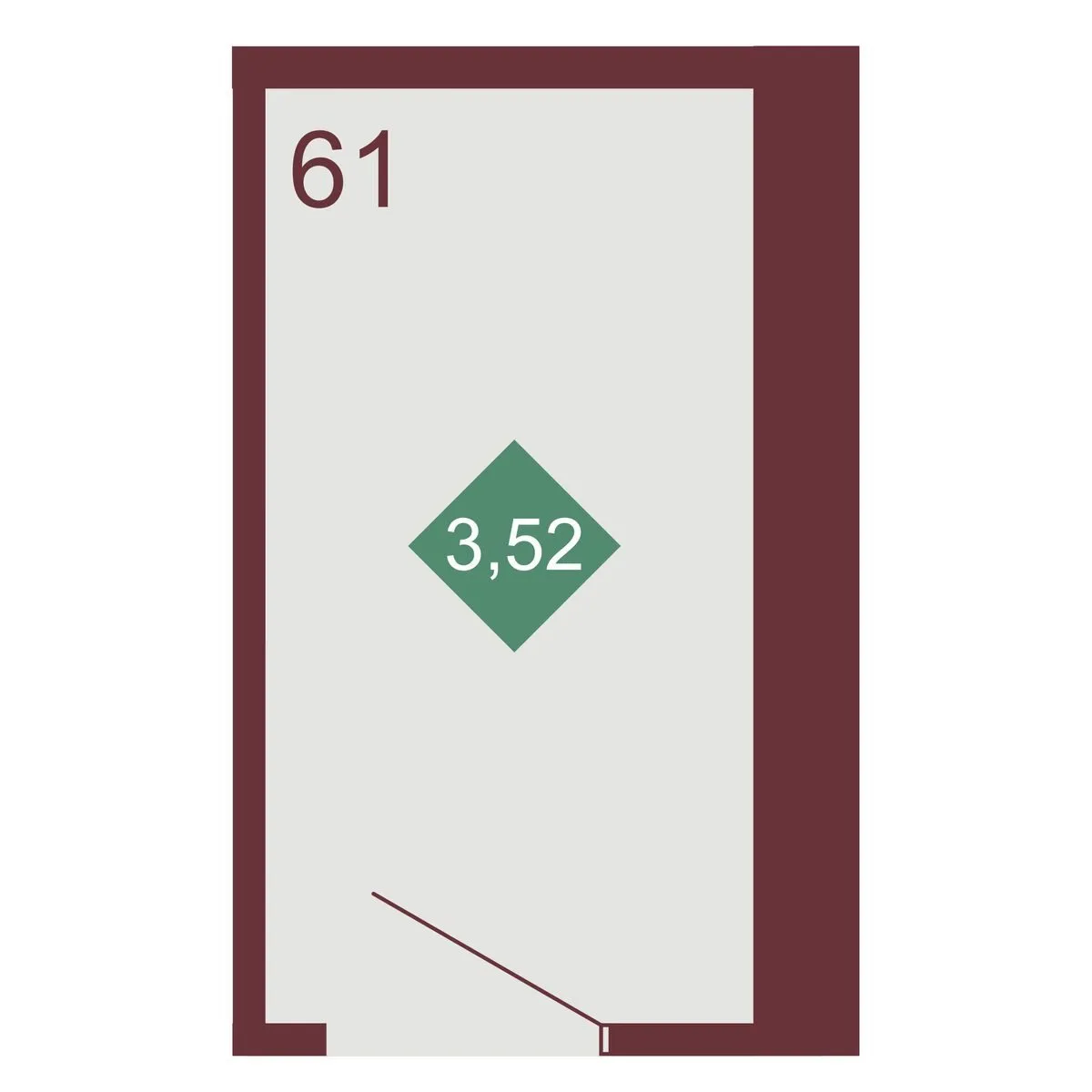 Кладовая — 3.52 м²