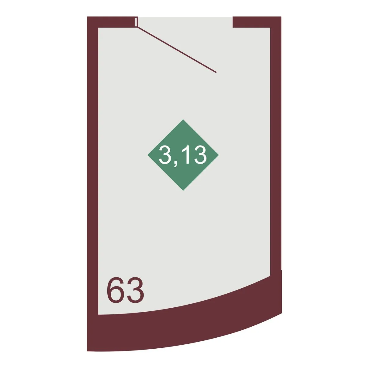 Кладовая — 3.13 м²