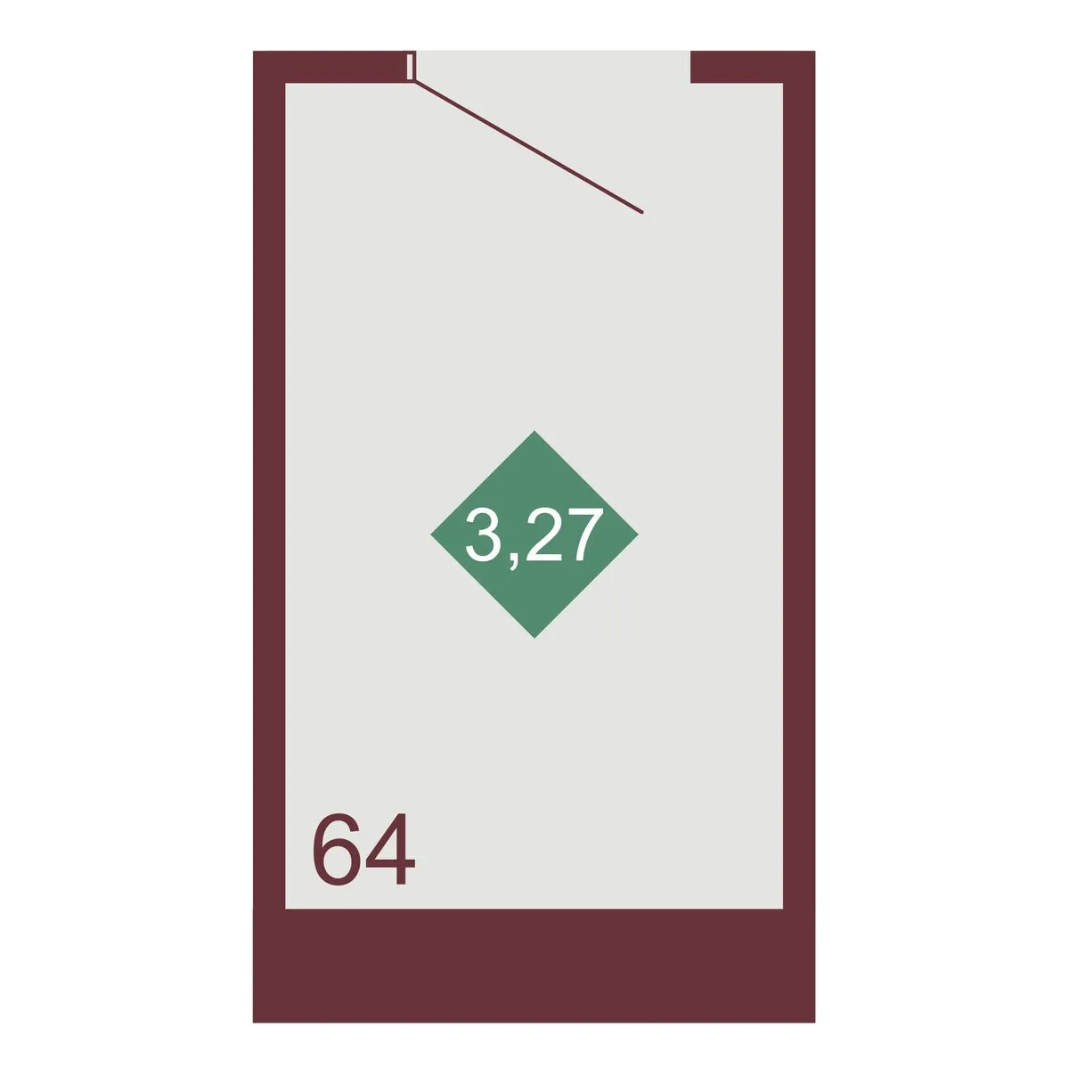 Кладовая — 3.27 м²