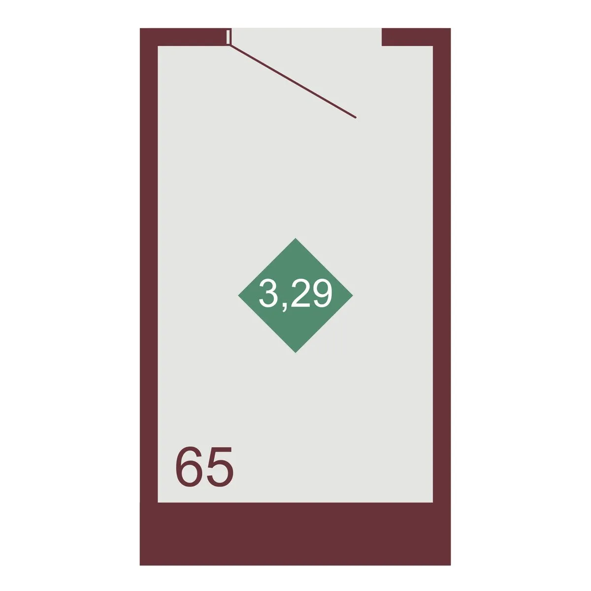 Кладовая — 3.29 м²